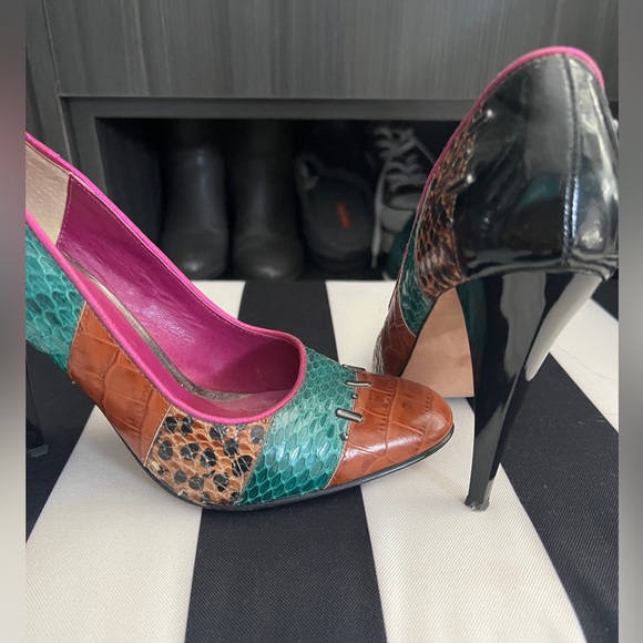 Beverly Feldman multi-colour heels ⭐️ - Picture 4 of 5